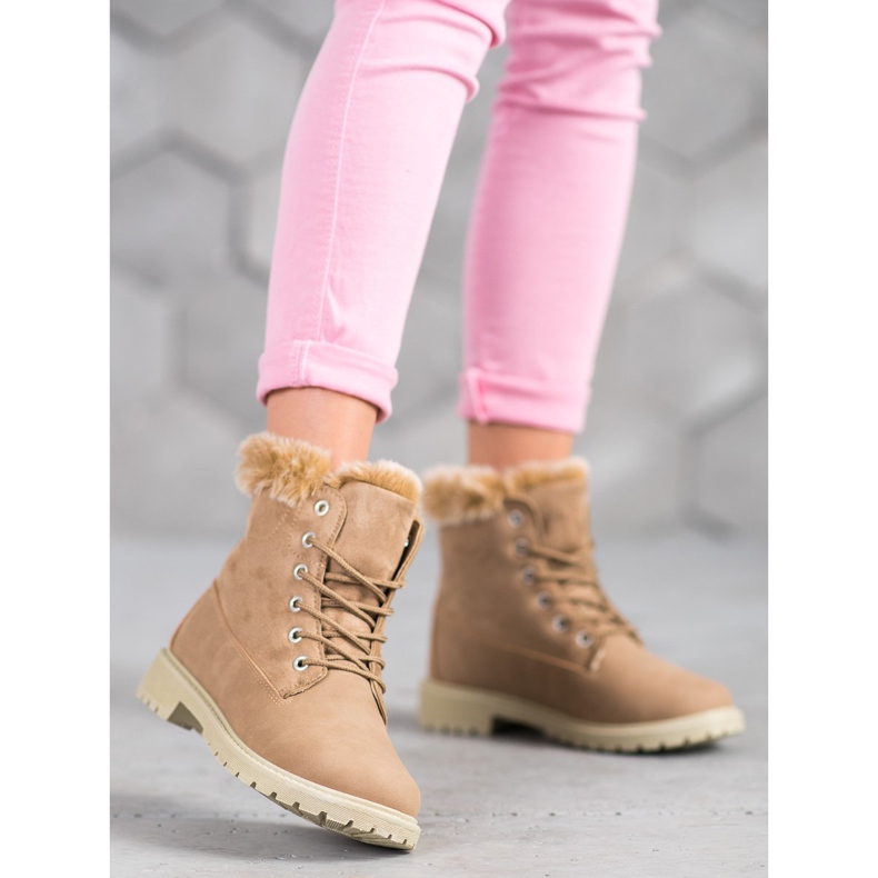 SHELOVET Caçadores Confortáveis marrom 2