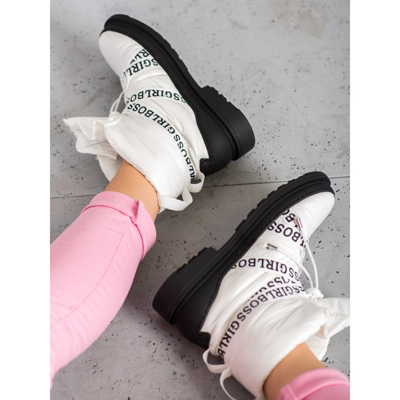 Vices Botas de neve Girl Boss branco 2