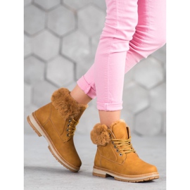 SHELOVET Caçadores de camelo com pele marrom 1