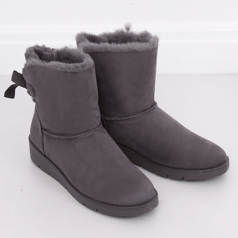 Botas de neve femininas cinza A-3 Gray 2
