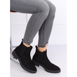 Botas pretas Chelsea para mulheres 7683-PA pretas preto 1
