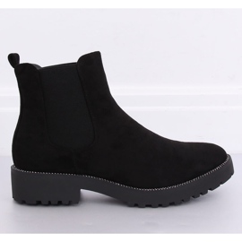 Botas pretas Chelsea para mulheres 7683-PA pretas preto 2