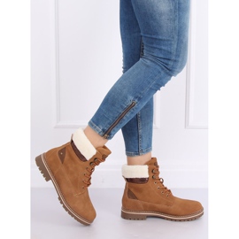 Botas de madeira camelo 185-PA Camel castanho 1
