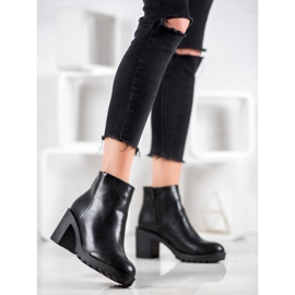 SHELOVET Botas pretas na plataforma preto 1