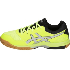 Tênis de voleibol Asics Gel-Rocket 8 M B706Y-750 multicolorido amarelo 1