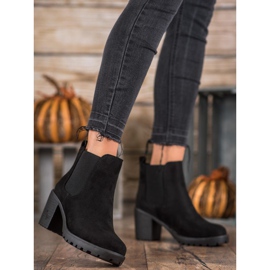 SDS Botas Chelsea confortáveis ​​em um poste preto 2