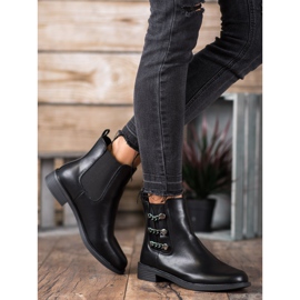 SHELOVET Botas chelsea elegantes preto 1