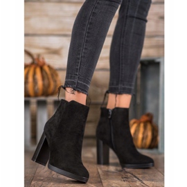 Super Me Botas elegantes de salto alto preto 1