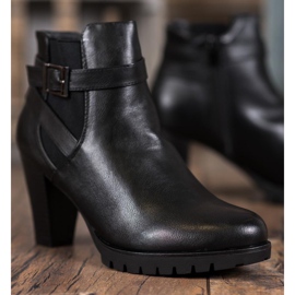 Anesia Paris Botas Pretas Com Fivela preto 1