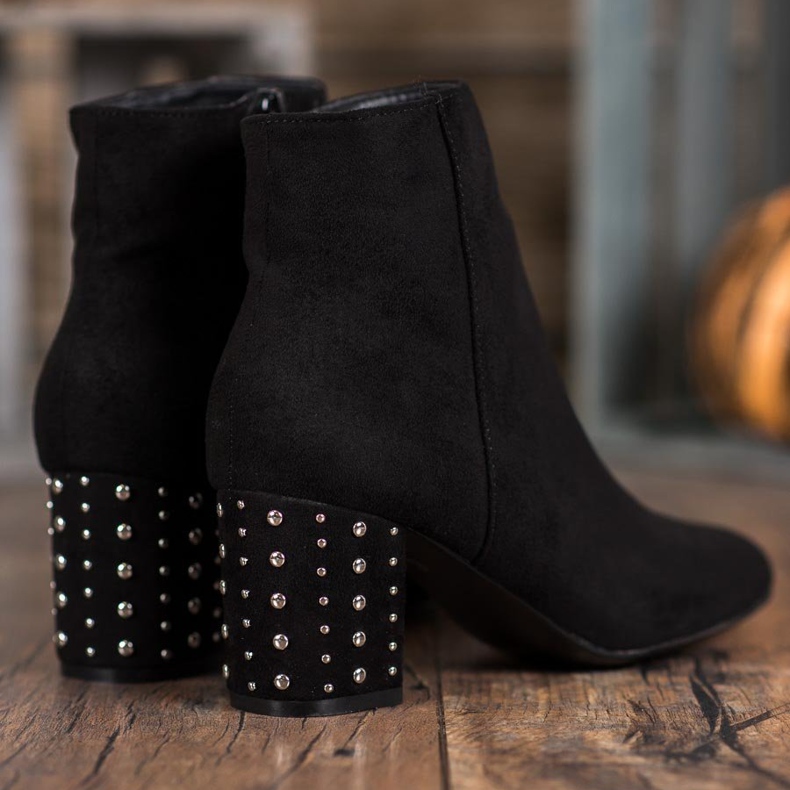 Nio Nio Botas clássicas com jatos preto 1