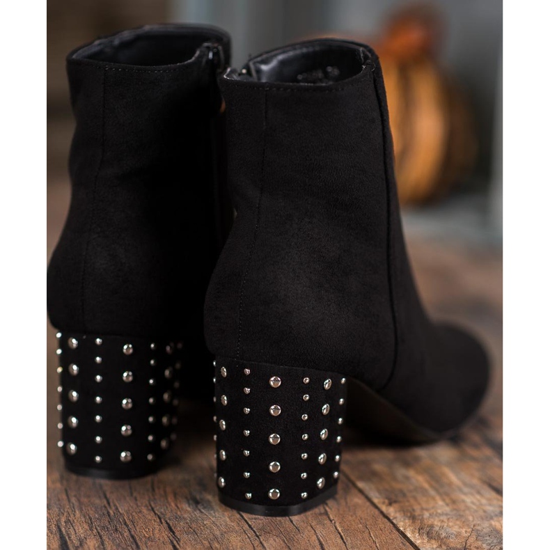 Nio Nio Botas clássicas com jatos preto 2