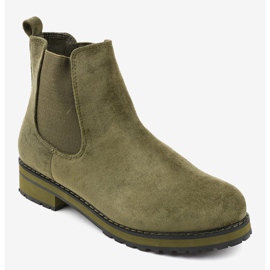 Botas de tornozelo com isolamento verde F-3799 1