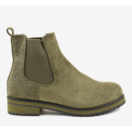 Botas de tornozelo com isolamento verde F-3799 2