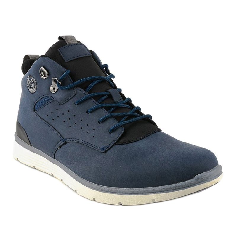 Botas masculinas com isolamento azul marinho X925-2 1