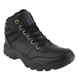 Botas pretas com isolamento para homens GT-9578-1 preto 1 Botas pretas com isolamento para homens GT-9578-1 preto 1