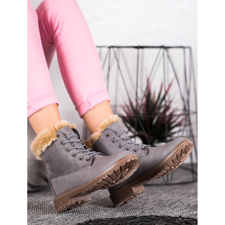 SHELOVET Caçadores Confortáveis cinza 1