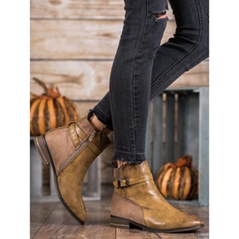 Super Mode Botas Com Zircônia Cúbica marrom 1