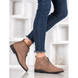 Goodin Botas de camurça confortáveis castanho 1 Goodin Botas de camurça confortáveis castanho 1