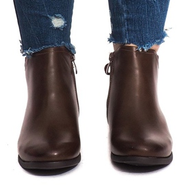 Botas quentes J606 Camel castanho 1