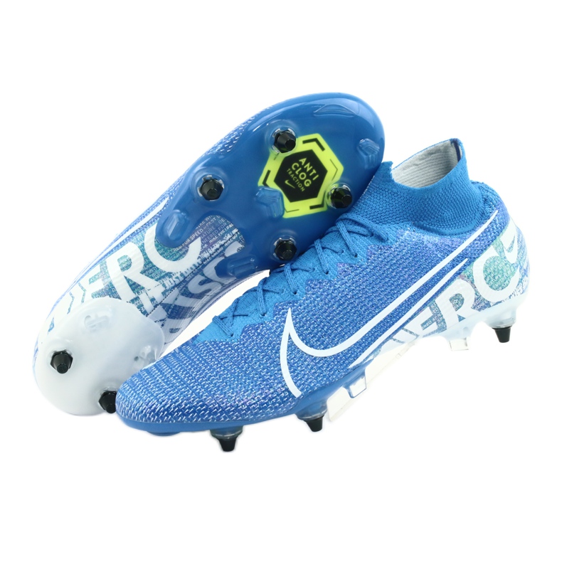 Chuteiras Nike Mercurial Superfly 7 Elite SG-Pro Ac M AT7894-414 azul 6
