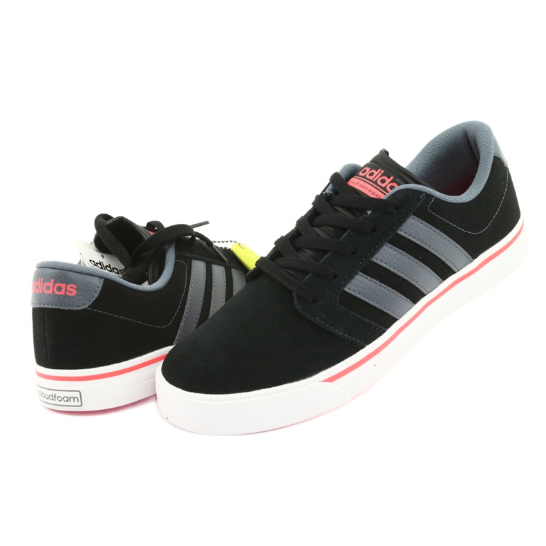 Sapatos Adidas Cloudfoam Super Skate M AW3896 preto laranja cinza 3