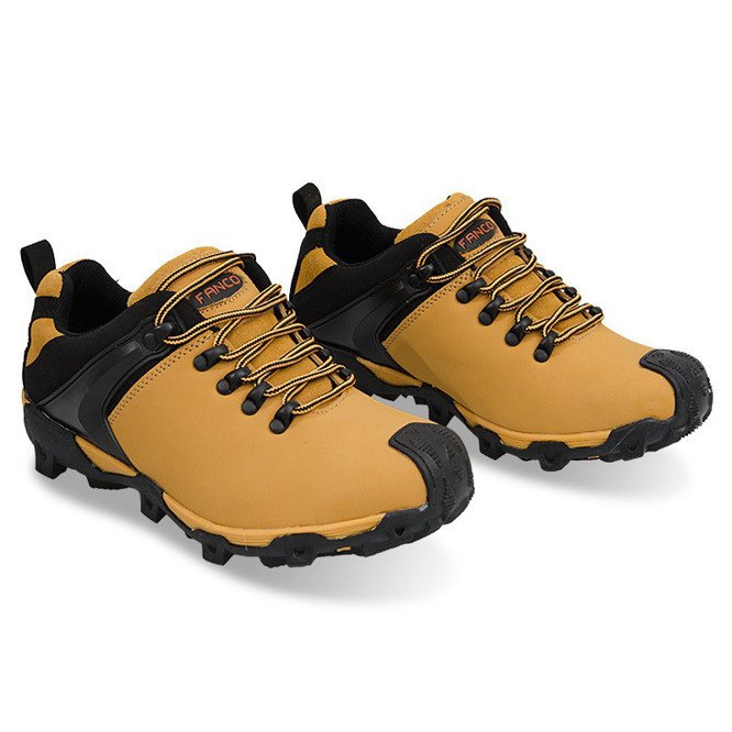 Sapatos Trekking HLD913 Camelo marrom multicolorido 1