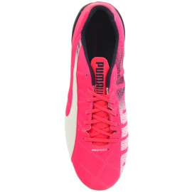 Chuteira Puma Evo Speed ​​3.3 Fg M 103014 03 rosa rosa 1