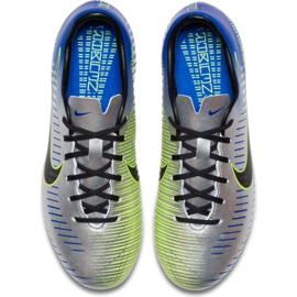 Chuteiras Nike Mercurial Victory 6 Neymar Fg Jr 921488-407 cinza prata 1
