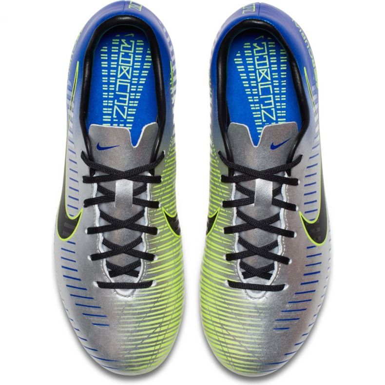 Chuteiras Nike Mercurial Victory 6 Neymar Fg Jr 921488-407 cinza prata 1