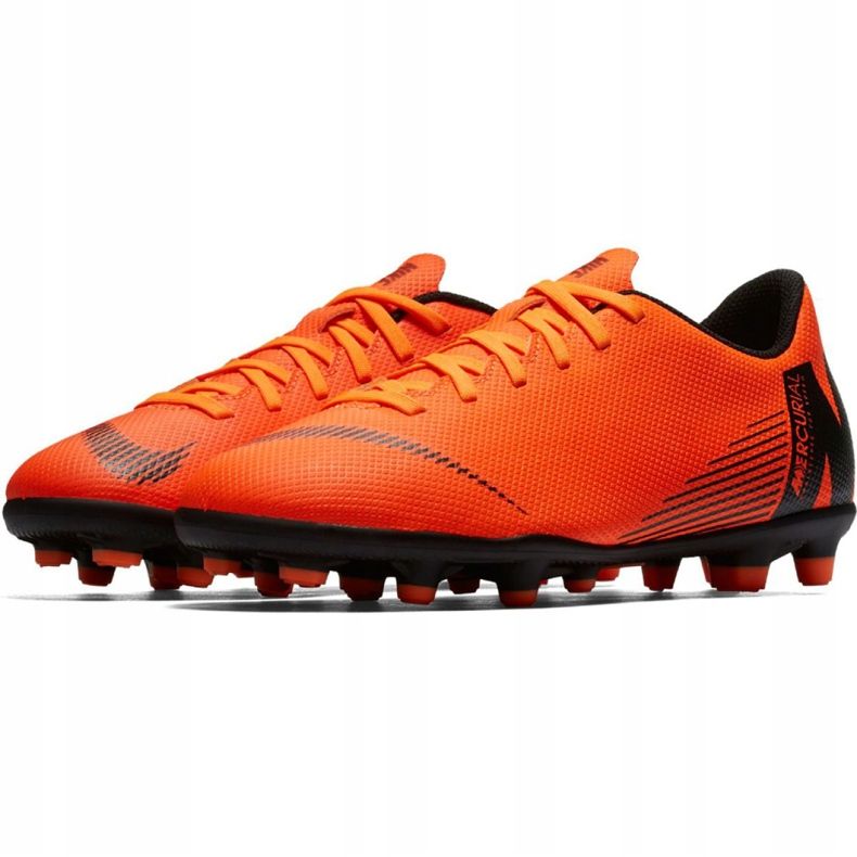 Chuteiras Nike Mercurial Vapor 12 Club Mg Jr AH7350-810 laranja laranja 2