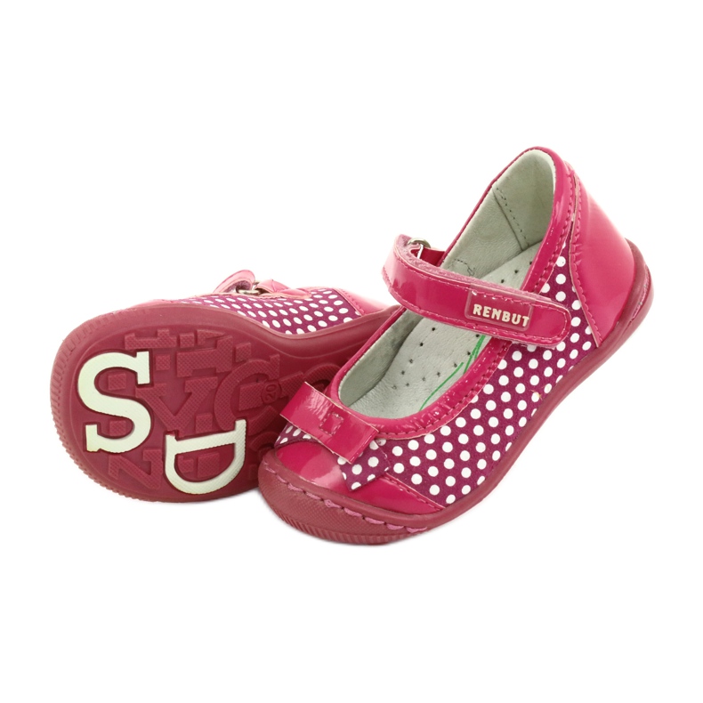 Bailarinas de menina Ren But 1405 rosa branco 5 Bailarinas de menina Ren But 1405 rosa branco 5