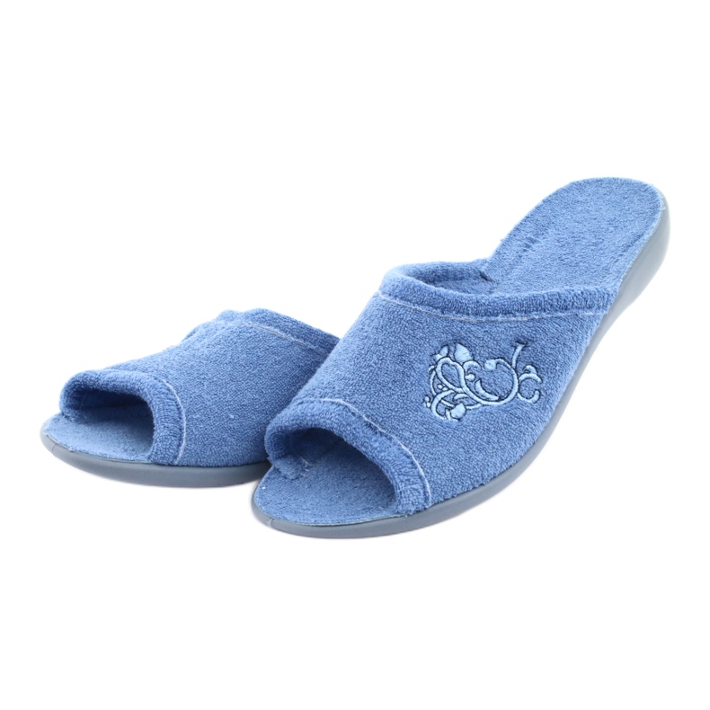 Sapatos femininos Befado pu 256D003 azul 3