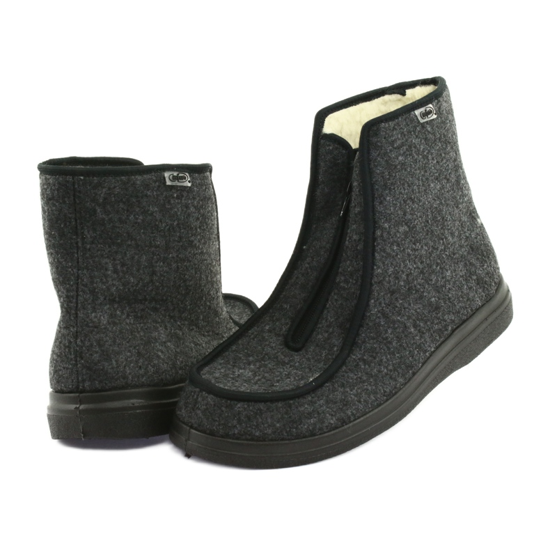 Sapatos masculinos Befado pu 996M004 cinza 4