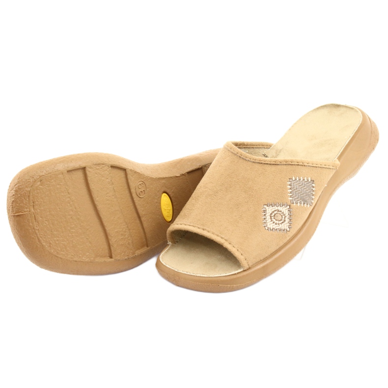 Sapatos femininos Befado pu 442D186 marrom 4