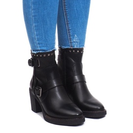 Botas quentes 7093 pretas preto 1