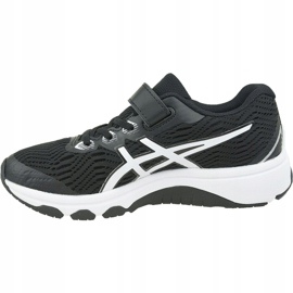 Tênis de corrida Asics GT-1000 8 Ps Jr 1014A067-001 branco preto 1
