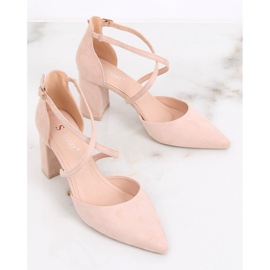 Bombas no poste bege LE069P Beige 2