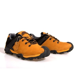 Botas Trekking Couro NAT. 6254 Camel castanho preto 1