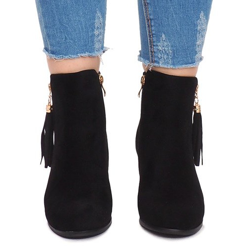 Botas de salto Boho S-20 Pretas preto 1