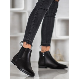Marquiz Black Booties In Spitz preto 2 Marquiz Black Booties In Spitz preto 2