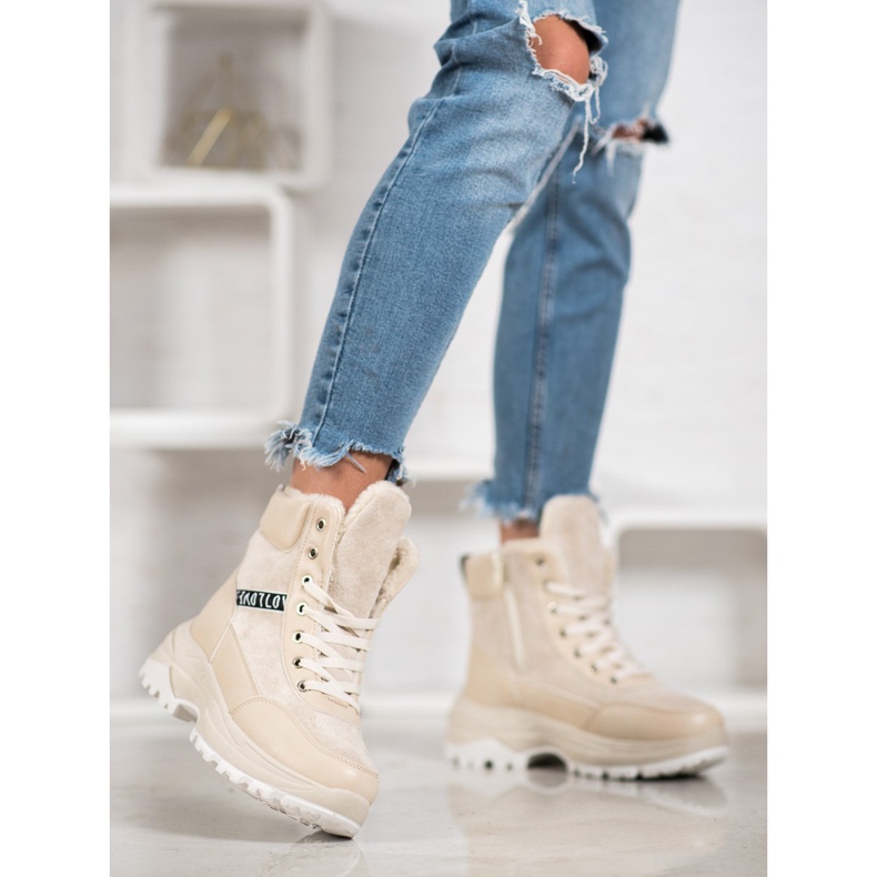 Bella Paris Tênis Quentes marrom 1