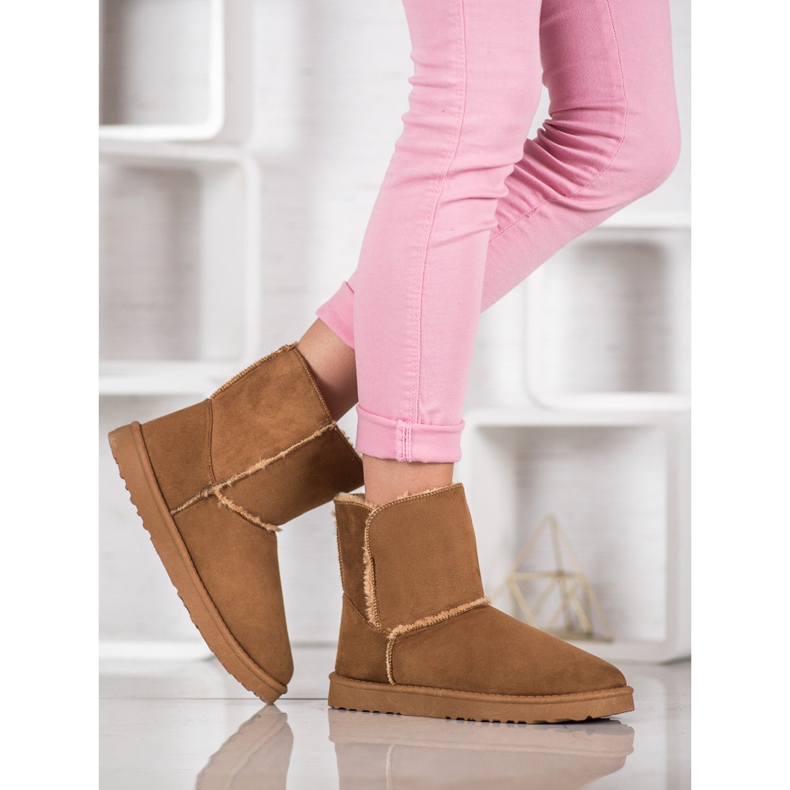 Lucky Shoes Botas de camelo para neve marrom 1