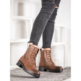 SDS Botas marrons confortáveis castanho 1