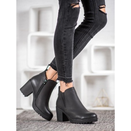 J. Star Botas de salto alto preto 2