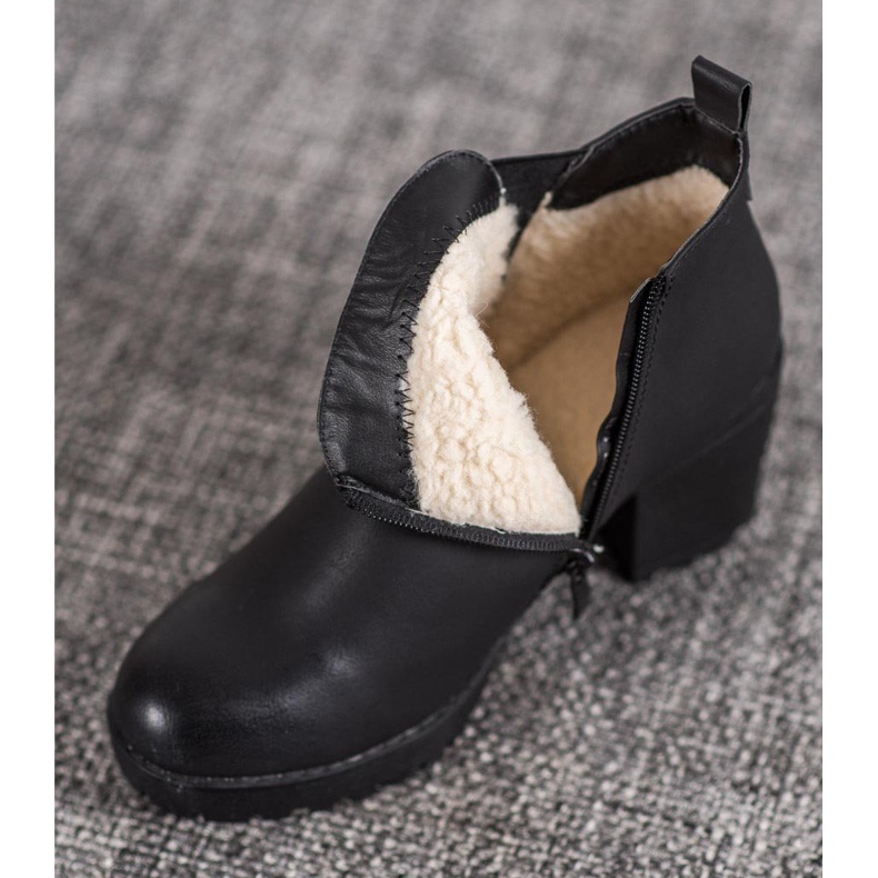 J. Star Botas de salto alto preto 1