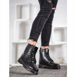 SHELOVET Trabalhadores negros com couro ecológico preto 1 SHELOVET Trabalhadores negros com couro ecológico preto 1