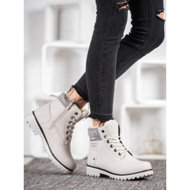 SHELOVET Armadilhas com zíper cinza 1