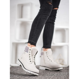 SHELOVET Armadilhas com zíper cinza 2