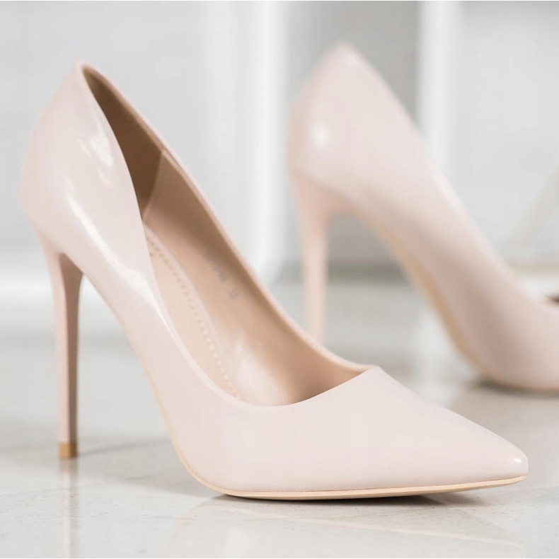 Small Swan Alfinetes envernizados castanho 1