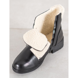 J. Star Botas Com Pele De Carneiro preto 2
